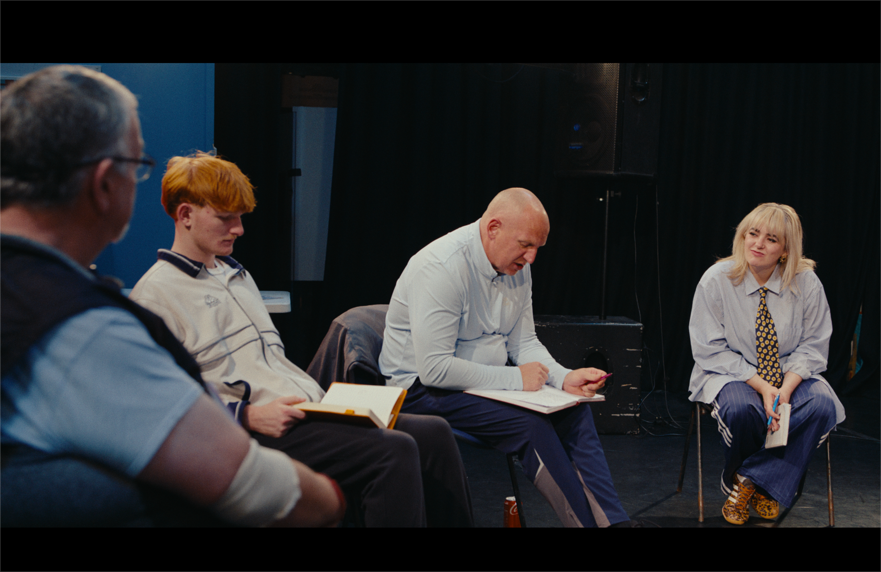 People taking part in a Safe Ground creative programme